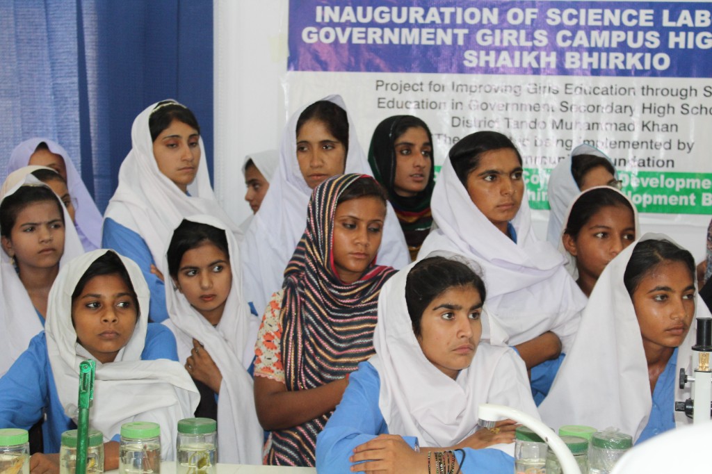 Science lab inauguration - Girls education